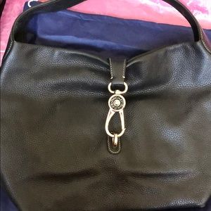 Dooney & Bourke Belvedere Logo Lock Black Purse